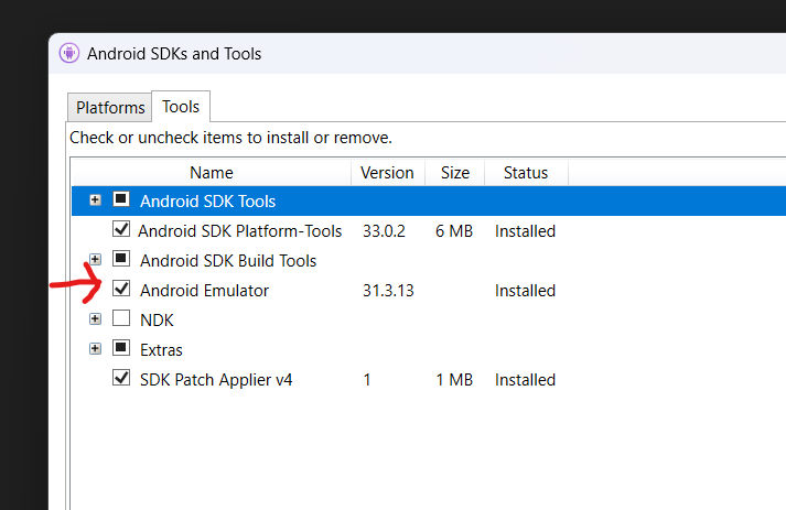 PTQ | Visual Studio 2022 Installing Android  